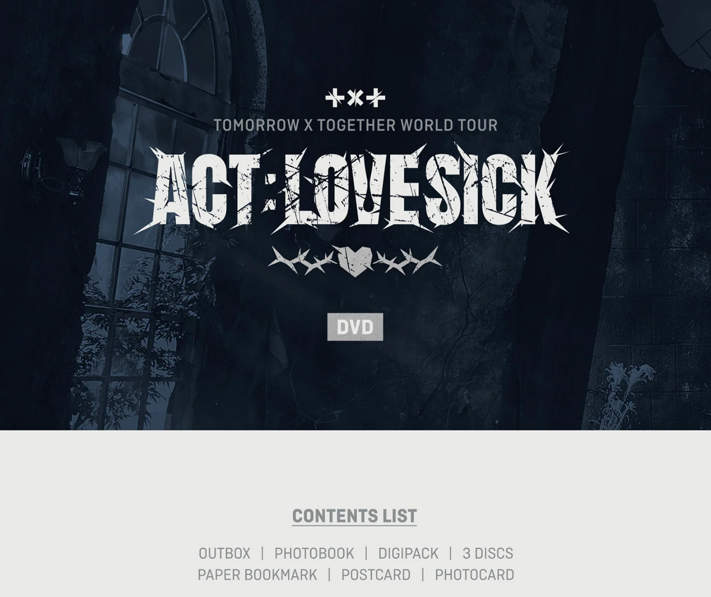 TXT - WORLD TOUR 〈ACT : LOVE SICK〉 IN SEOUL DVD [PRE-ORDER]